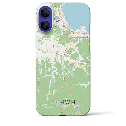 【大川（香川県）】地図柄iPhoneケース（バックカバータイプ）ナチュラル・iPhone 16 Pro Max 用