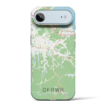 【大川（香川県）】地図柄iPhoneケース（バックカバータイプ）