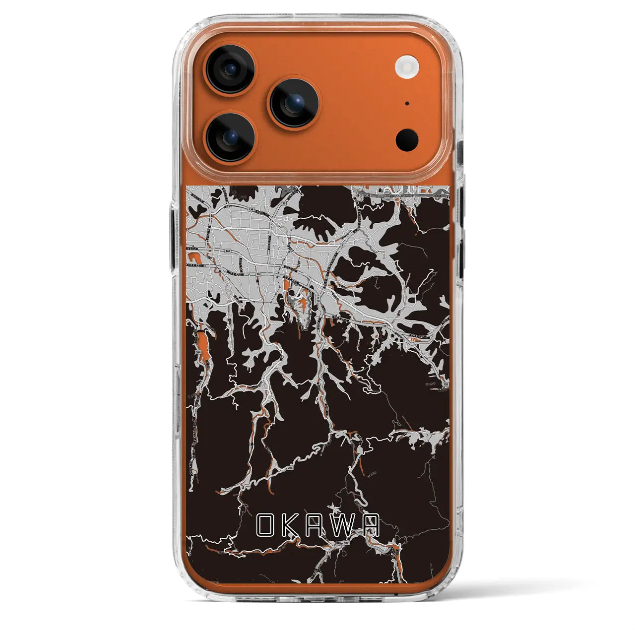 【大川（香川県）】地図柄iPhoneケース（MagSafeタイプ）