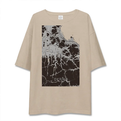 【大川（香川県）】地図柄ビッグシルエットTシャツ