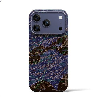 【岡山・高松航空図（岡山県）】航空図iPhoneケース（バックカバータイプ）