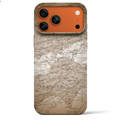 【岡山・高松航空図（岡山県）】航空図iPhoneケース（バックカバータイプ）