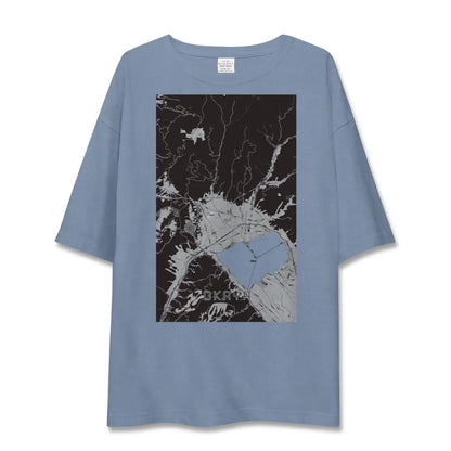 【岡谷（長野県）】地図柄ビッグシルエットTシャツ