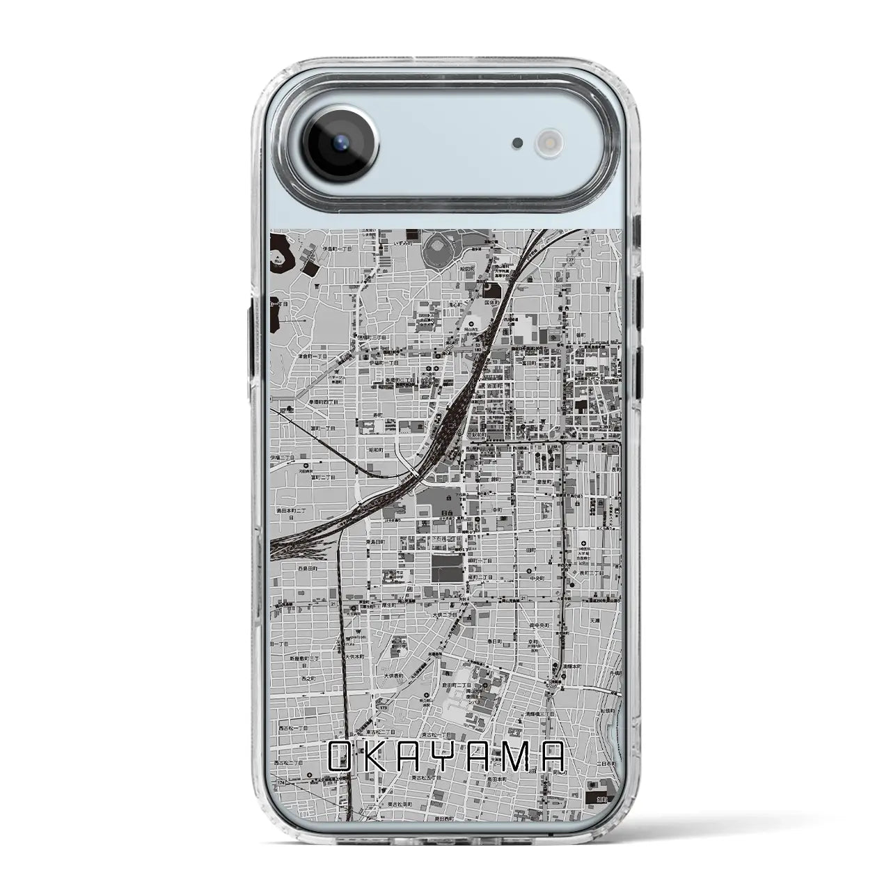 【岡山2（岡山県）】地図柄iPhoneケース（MagSafeタイプ）