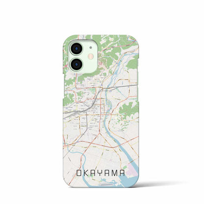 【岡山（岡山県）】地図柄iPhoneケース（バックカバータイプ）