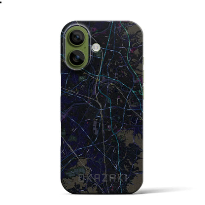 【岡崎（愛知県）】地図柄iPhoneケース（バックカバータイプ）