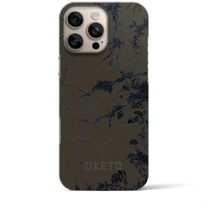 【置戸（北海道）】地図柄iPhoneケース（バックカバータイプ）