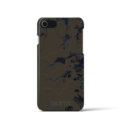 【置戸（北海道）】地図柄iPhoneケース（バックカバータイプ）