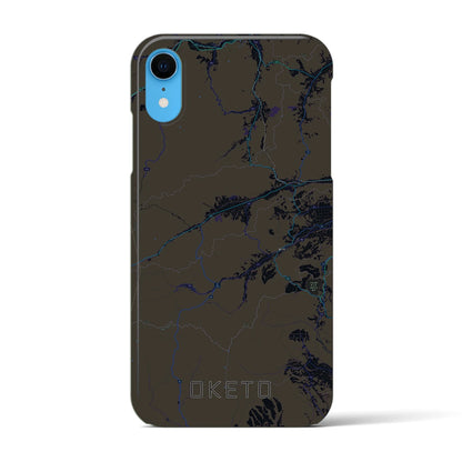 【置戸（北海道）】地図柄iPhoneケース（バックカバータイプ）