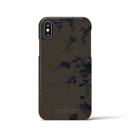 【置戸（北海道）】地図柄iPhoneケース（バックカバータイプ）