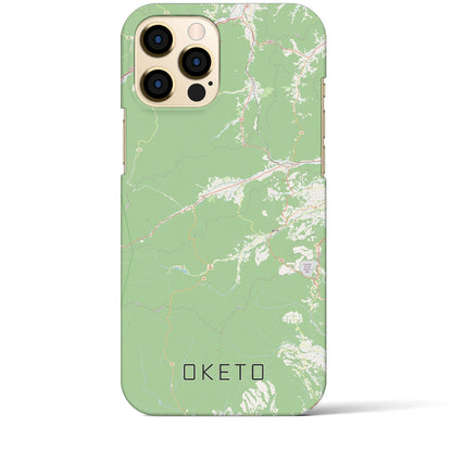 【置戸（北海道）】地図柄iPhoneケース（バックカバータイプ）