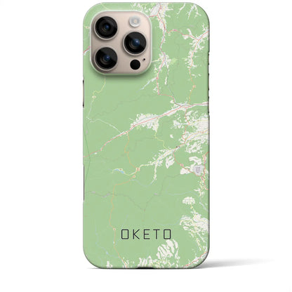 【置戸（北海道）】地図柄iPhoneケース（バックカバータイプ）