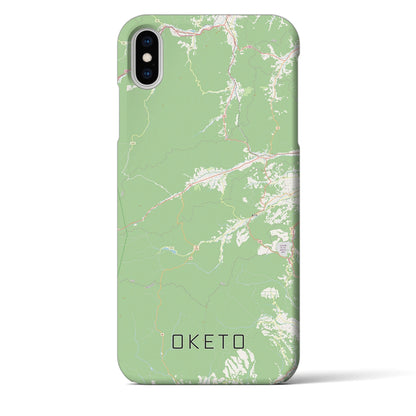 【置戸（北海道）】地図柄iPhoneケース（バックカバータイプ）