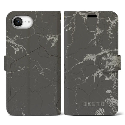 【置戸（北海道）】地図柄iPhoneケース（手帳タイプ）