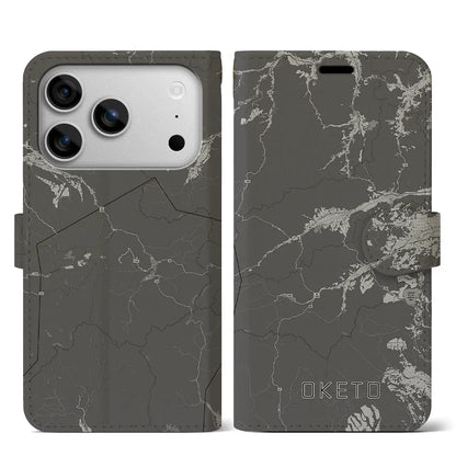 【置戸（北海道）】地図柄iPhoneケース（手帳タイプ）