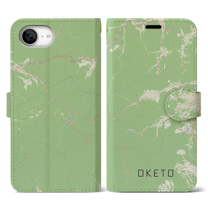 【置戸（北海道）】地図柄iPhoneケース（手帳タイプ）