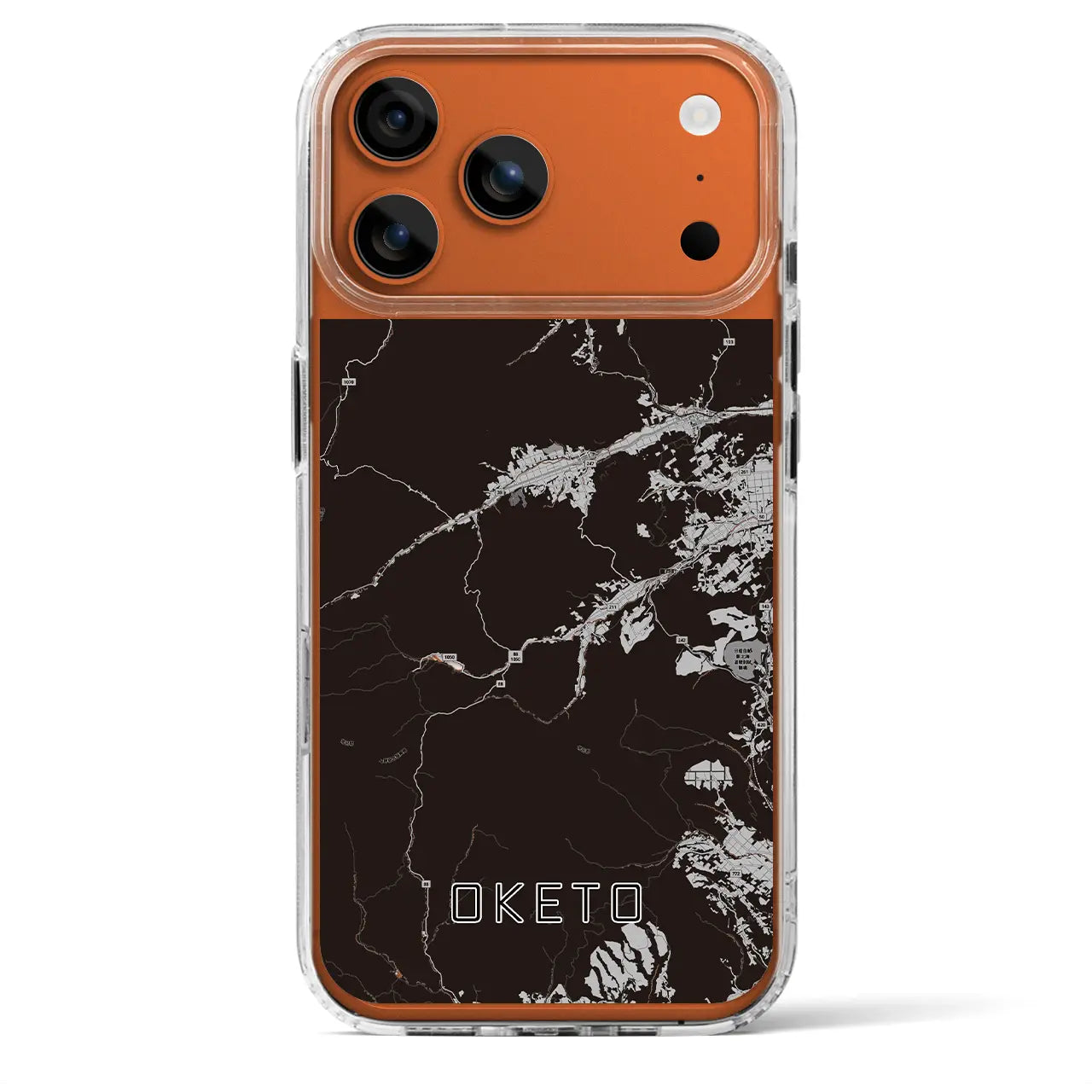 【置戸（北海道）】地図柄iPhoneケース（MagSafeタイプ）