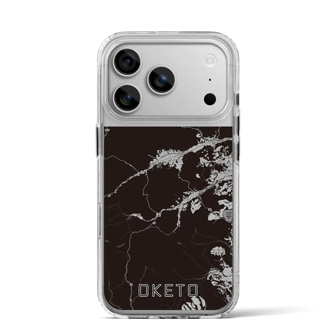 【置戸（北海道）】地図柄iPhoneケース（MagSafeタイプ）