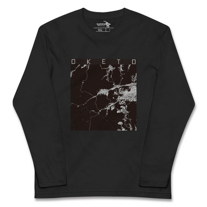 【置戸（北海道）】地図柄ロングスリーブTシャツ