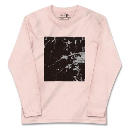 【置戸（北海道）】地図柄ロングスリーブTシャツ