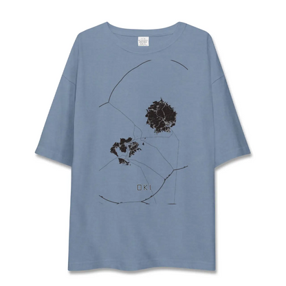 【隠岐（島根県）】地図柄ビッグシルエットTシャツ
