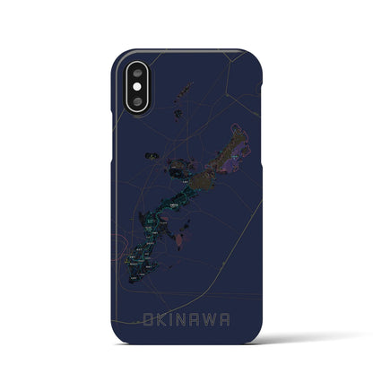 【沖縄2（沖縄県）】地図柄iPhoneケース（バックカバータイプ）