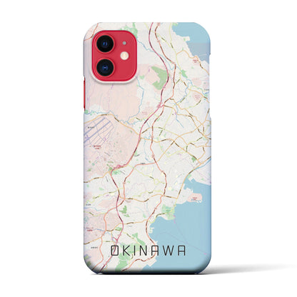 【沖縄（沖縄県）】地図柄iPhoneケース（バックカバータイプ）