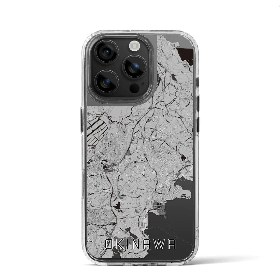 【沖縄（沖縄県）】地図柄iPhoneケース（MagSafeタイプ）