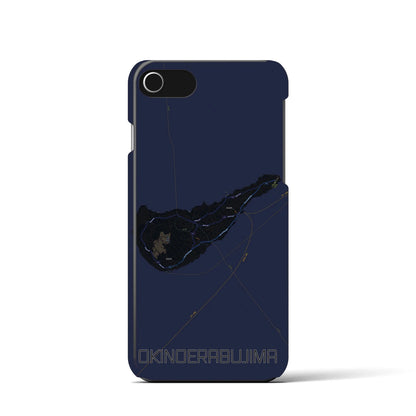 【沖永良部島（鹿児島県）】地図柄iPhoneケース（バックカバータイプ）