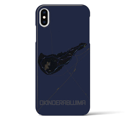 【沖永良部島（鹿児島県）】地図柄iPhoneケース（バックカバータイプ）