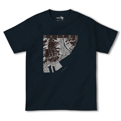 【興津（静岡県）】地図柄ヘビーウェイトTシャツ
