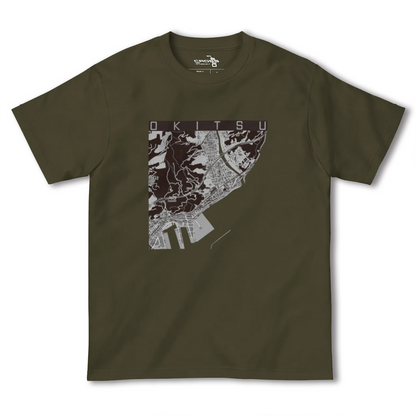 【興津（静岡県）】地図柄ヘビーウェイトTシャツ