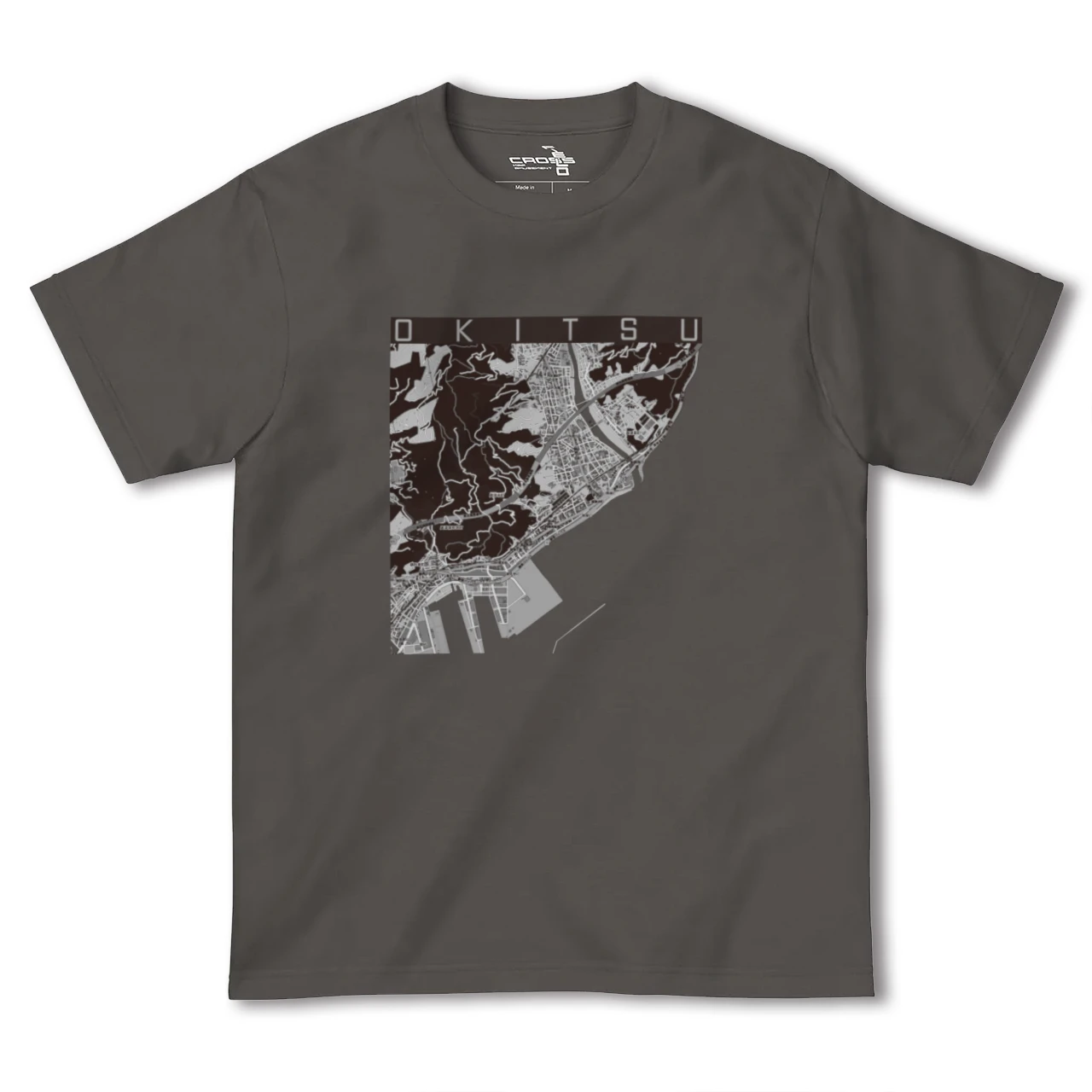 【興津（静岡県）】地図柄ヘビーウェイトTシャツ