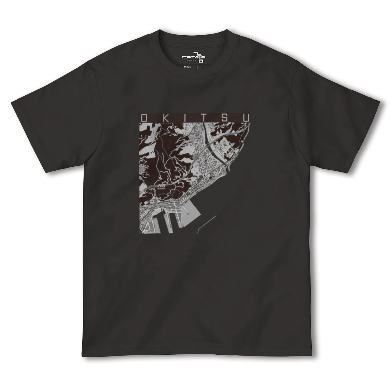 【興津（静岡県）】地図柄ヘビーウェイトTシャツ