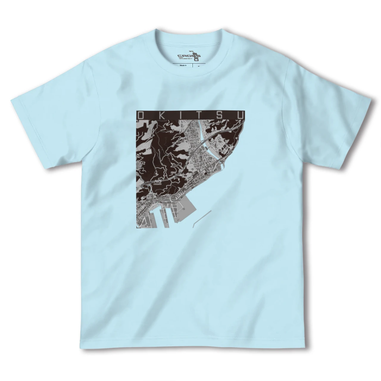 【興津（静岡県）】地図柄ヘビーウェイトTシャツ