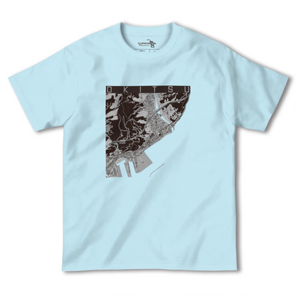 【興津（静岡県）】地図柄ヘビーウェイトTシャツ