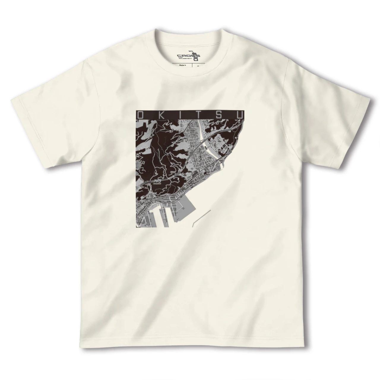 【興津（静岡県）】地図柄ヘビーウェイトTシャツ