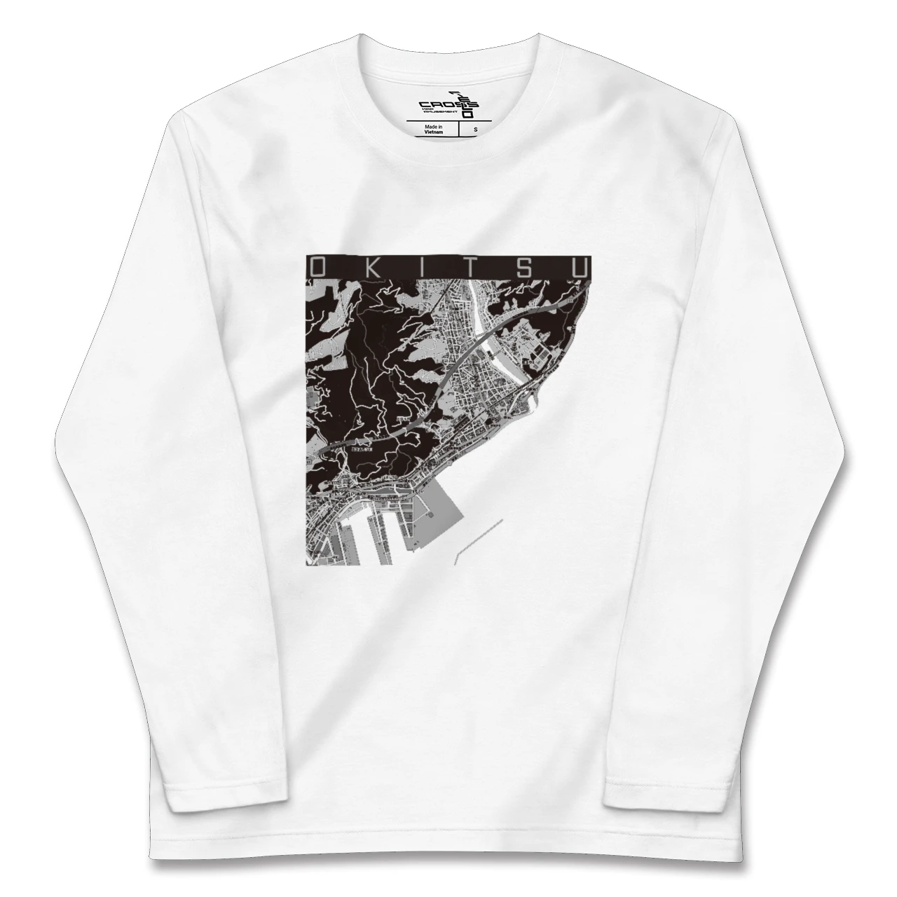 【興津（静岡県）】地図柄ロングスリーブTシャツ