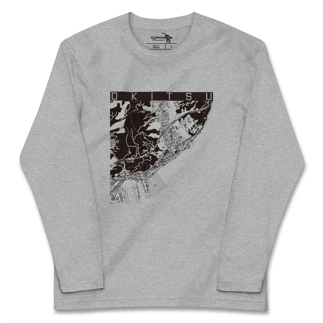 【興津（静岡県）】地図柄ロングスリーブTシャツ