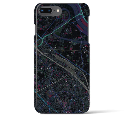 【尾久（東京都）】地図柄iPhoneケース（バックカバータイプ）