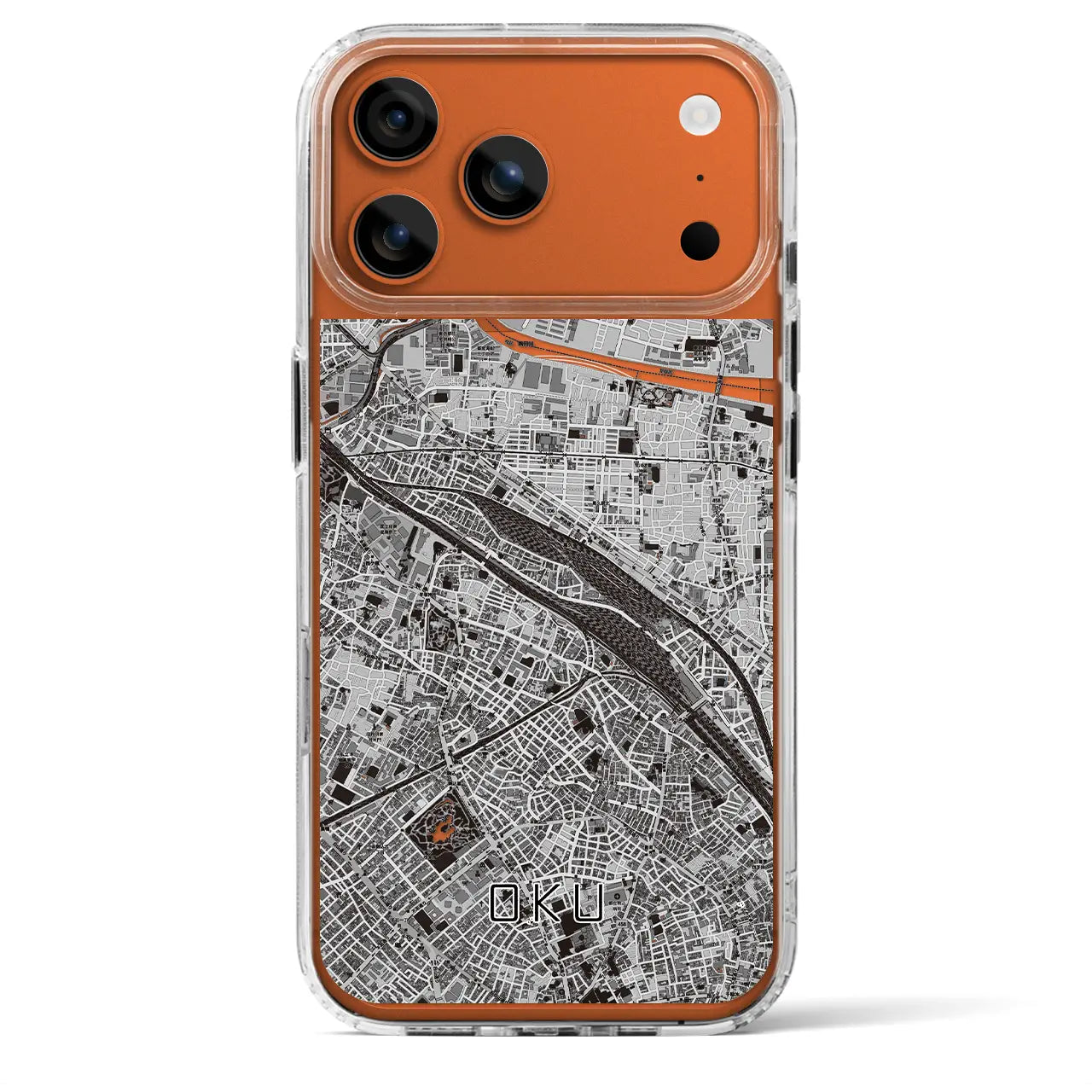 【尾久（東京都）】地図柄iPhoneケース（MagSafeタイプ）