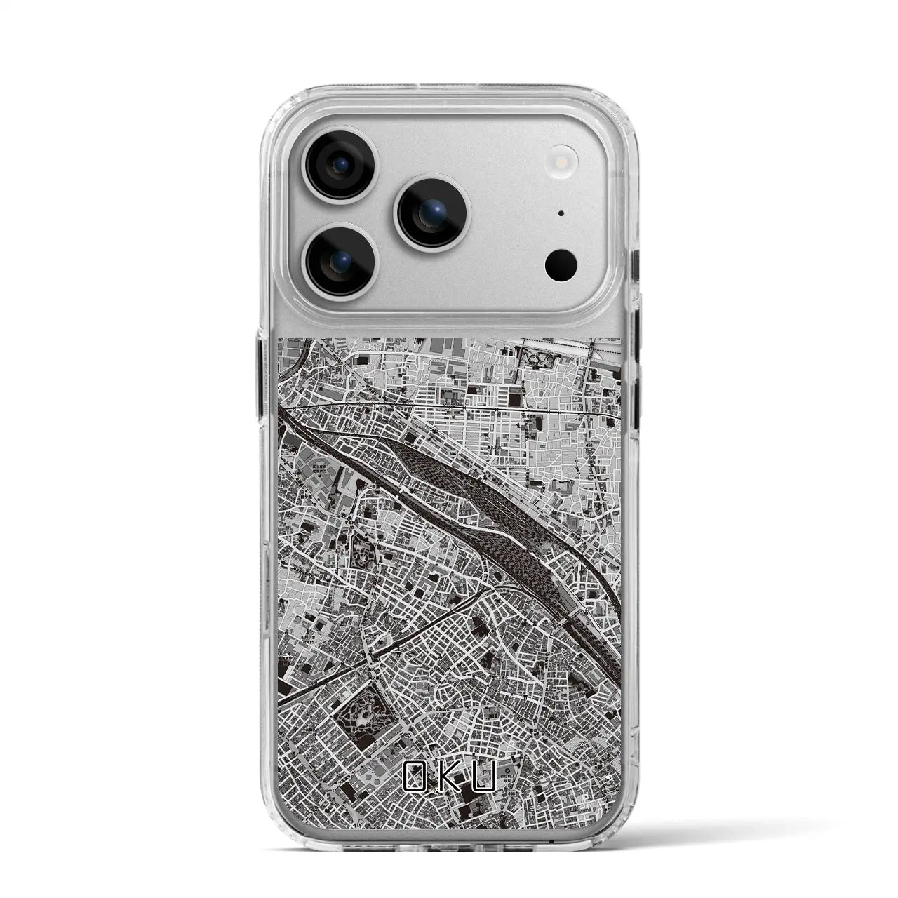 【尾久（東京都）】地図柄iPhoneケース（MagSafeタイプ）