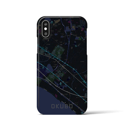 【大久保（兵庫県）】地図柄iPhoneケース（バックカバータイプ）