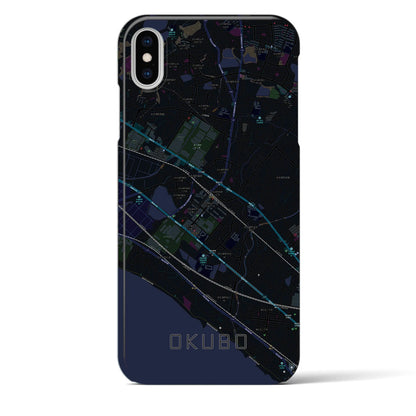 【大久保（兵庫県）】地図柄iPhoneケース（バックカバータイプ）