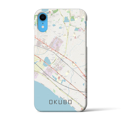 【大久保（兵庫県）】地図柄iPhoneケース（バックカバータイプ）