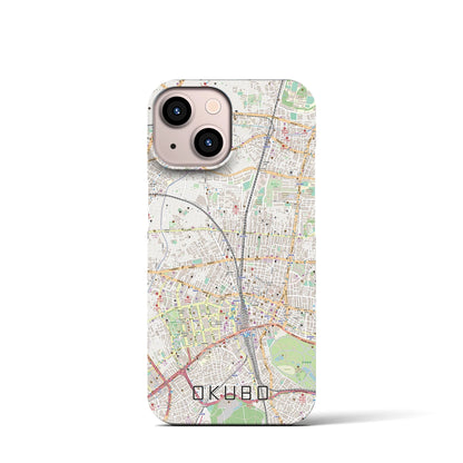 【大久保（東京都）】地図柄iPhoneケース（バックカバータイプ）