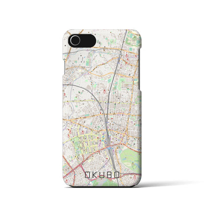 【大久保（東京都）】地図柄iPhoneケース（バックカバータイプ）