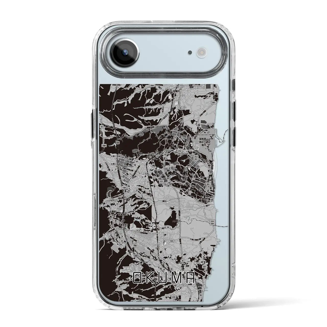 【大熊（福島県）】地図柄iPhoneケース（MagSafeタイプ）