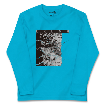 【大熊（福島県）】地図柄ロングスリーブTシャツ