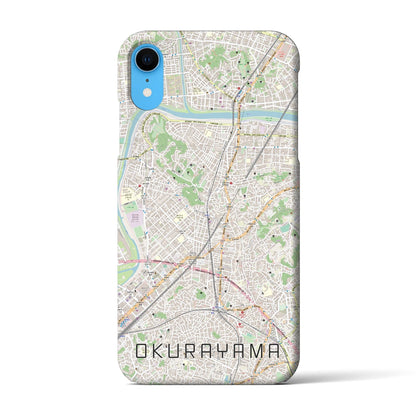 【大倉山（神奈川県）】地図柄iPhoneケース（バックカバータイプ）